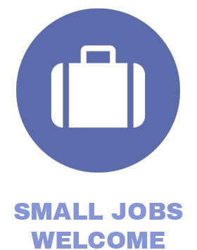 Small Jobs Welcome